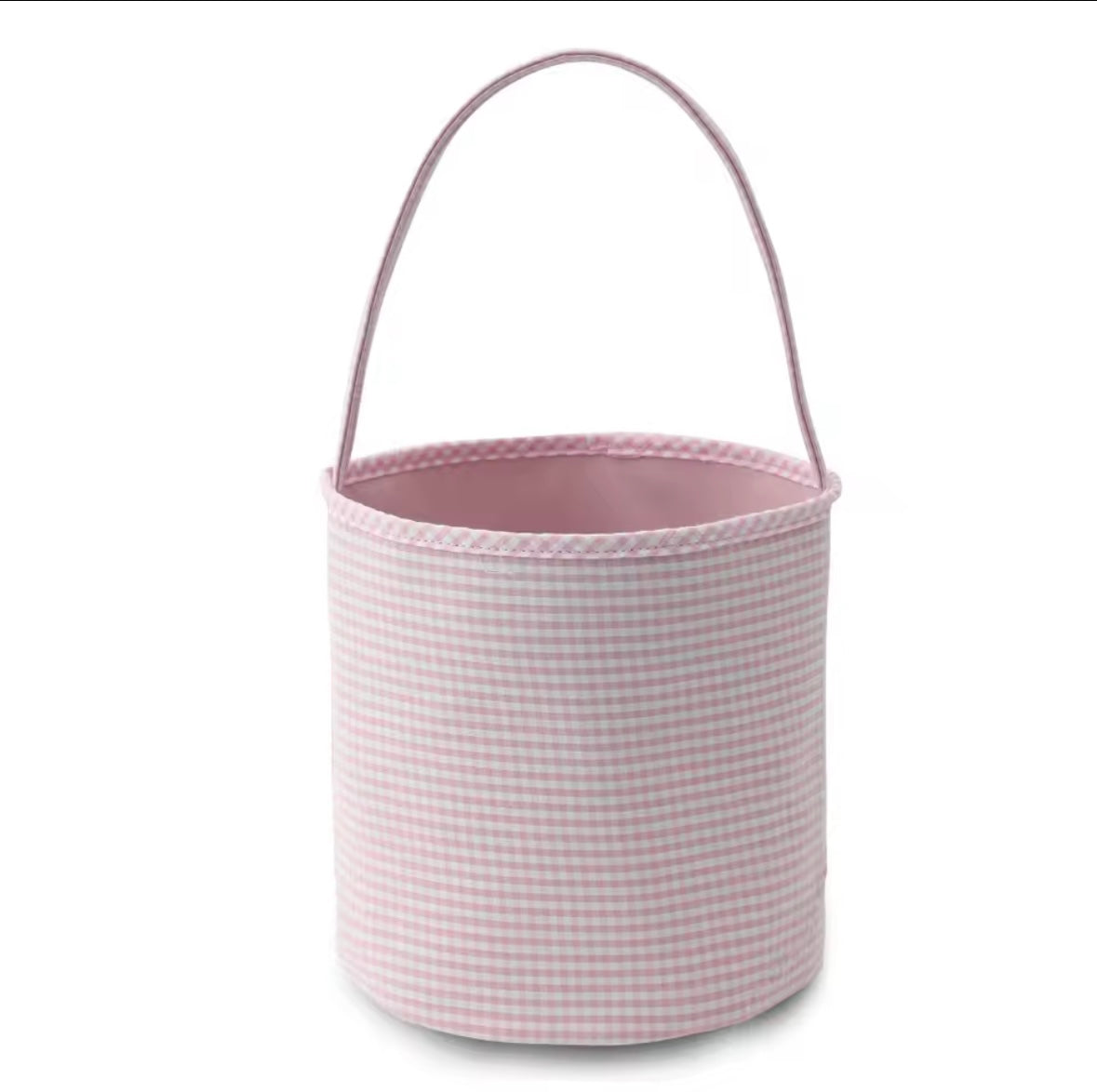 Gingham Halloween Buckets