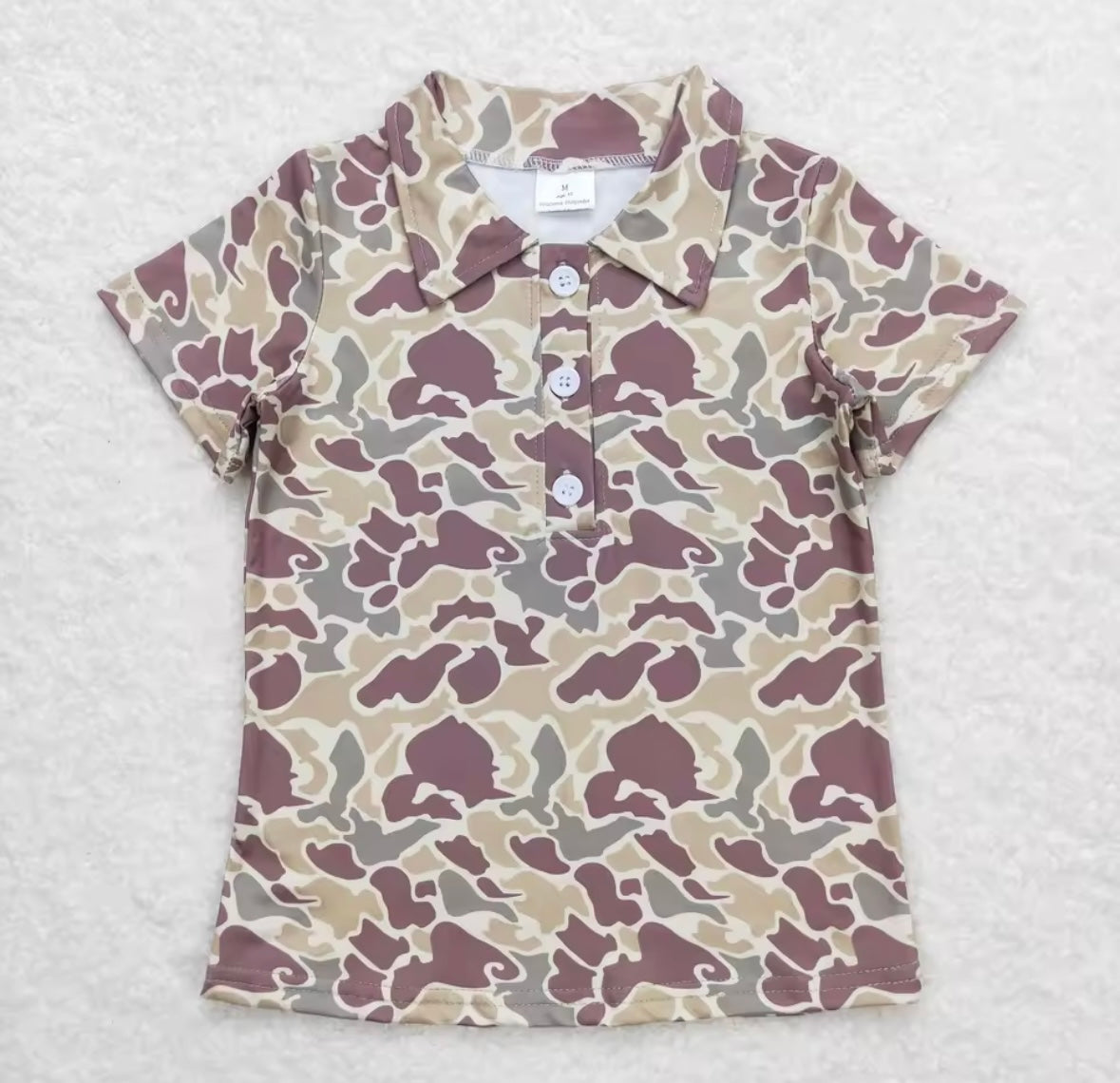 Camo Boys Polos