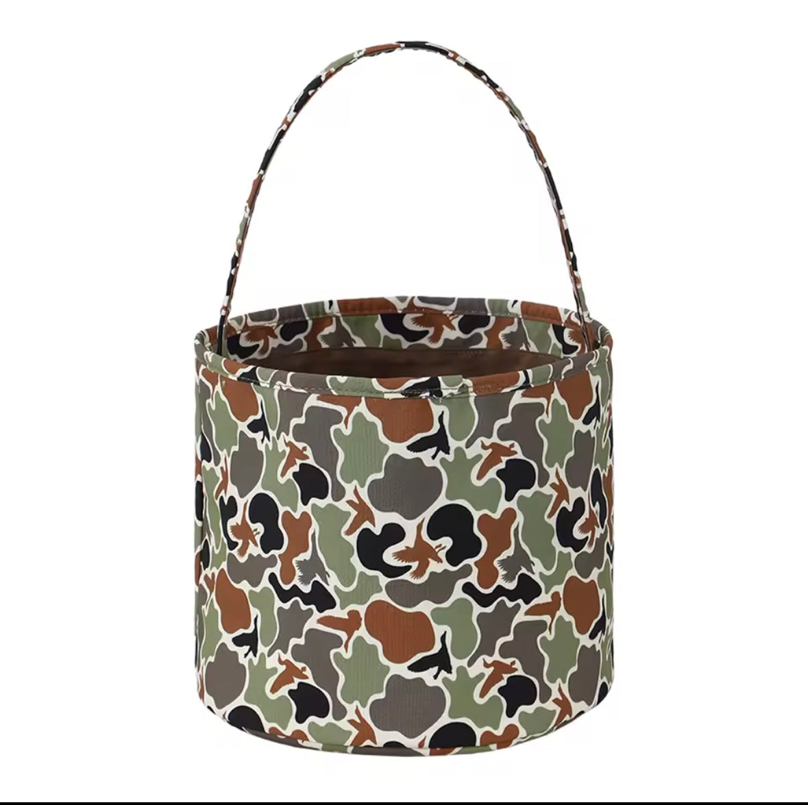 Camo Halloween Bucket