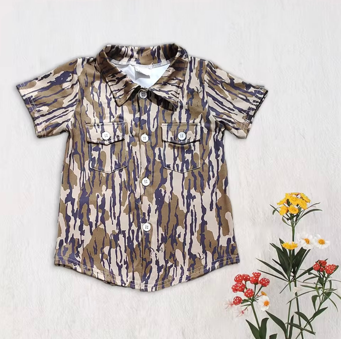 Camo Button Downs