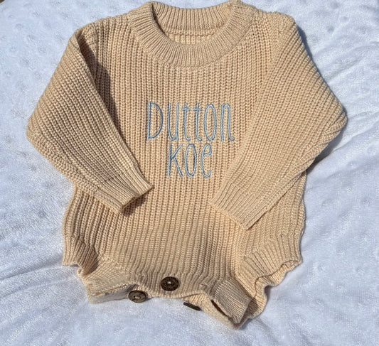 Sweater Romper